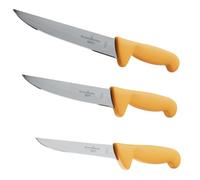 Juego de cuchillos de carnicero Schwertkrone® 3 piezas [HECHO EN SOLINGEN - DE] - Cuchillo de corte - Juego de cuchillos de cocina Solinger - Juego de cuchillos de cocina - Cuchillo de carnicero