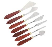 Juego de Cuchillos de Pintura de Acero Inoxidable con Espátula, Espátula Flexible, Espátula, Cuchillo de Artista de Metal, Juego de Cuchillos de Pintura, Raspador para Mezclar