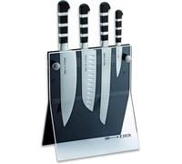 Juego de cuchillos Dick Messerblock 4, 5 piezas, modelo 1905 (cuchillo de cocina, cuchillo Santoku, cuchillo para pan, cuchillo de oficina), número de artículo 8197200