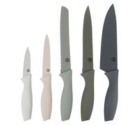 Juego de cuchillos MasterChef, juego de cuchillos de cocina que incluye cuchillo de cocina, cuchillo de chef, cuchillo para pan, cuchillo pelador y cuchillo multiusos, juego de cuchillos para la cocin