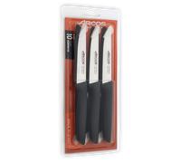 Arcos Juego de cuchillos Niza set de 6 piezas acero Nitrum cuchillo de verduras 110 mm negro