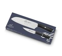 Juego de cuchillos PYXIS INOX, juego de 2 piezas, remaches de acero inoxidable, Lion Sabatier