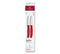 Juego de cuchillos SWISS CLASSIC 8 cm, juego de 2 uds., rojo, plástico, Victorinox