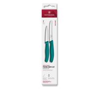 Juego de cuchillos SWISS CLASSIC 8 y 11 cm, juego de 2 piezas, verde, plástico, Victorinox