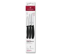Juego de cuchillos SWISS CLASSIC, juego de 3 piezas, negro, plástico, Victorinox