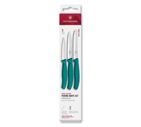 Juego de cuchillos SWISS CLASSIC, juego de 3 piezas, verde, plástico, Victorinox