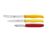 Juego de cuchillos TWIN GRIP, con pelador, juego de 3 piezas, de colores, ZWILLING