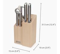 Juego de cuchillos y tijeras joseph joseph elevate fusion de 5 piezas