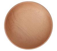 Juego de Cuencos Redondos de Madera de 1 Cuenco Duradero de Madera de Haya para Servir Ensaladas y Aperitivos de Frutas en Casa (Largo (37,8 X 25,2 pulgadas))