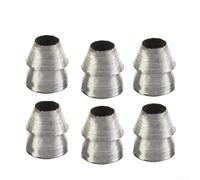 Juego de cuñas de martillo de 11 mm redondas de metal para asegurar el eje, 6 piezas de mangas de cuña chapadas en zinc, accesorios para martillo de club para detener la división
