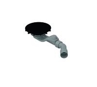 Juego de desagüe BetteAir 30, lateral, caudal de desagüe 0,6 l/s, con antideslizante Pro, B524-400AY, Color: Cuervo