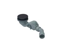 Juego de desagüe BetteSolid 50, lateral, caudal de desagüe 0,6 l/s, con BetteAntiSlip Pro, B598-403AY, Color: humear