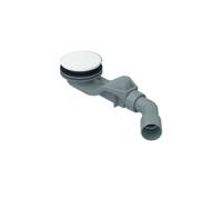 Juego de desagüe BettSolid 30, lateral, caudal de desagüe 0,6 l/s, blanco con BetteAntiSlip Sense, B597-000AX