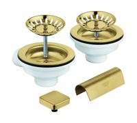Grohe - Juego de desagüe para fregadero de 2 senos, Cool Sunrise cepillado 40999GN0