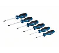 Bosch – Set 6 destornilladores Torx – Acero S2 – T10x75, T75x75, T20x100, T25x100, T30x125, T40x125