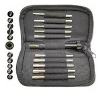 Juego de destornilladores de ajuste de carburador de 10 piezas para motores de 2 ciclos con funda de transporte para un fácil almacenamiento y afinación precisa del motor