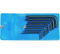 Juego de destornilladores de ángulo Gedore, 9 piezas, con punta TORX, tamaños T7-T40, modelo 43 TX-09