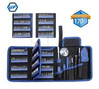 Juego de destornilladores de precisión 140 en 1, brocas magnéticas, pequeños Kits de herramientas de mano portátiles para Xiaomi, teléfono móvil, PC, reparación de relojes 170 in 1 hand tool