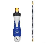 Juego de destornilladores de trinquete con mango extensible, destornillador multibroca, punta magnética para reparación de electrodomésticos, revisión de vehículos, mantenimiento del hogar, 180 mm
