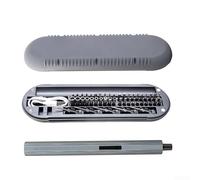 Juego de destornilladores eléctricos 48 en 1 con mango recargable USB, kit de herramientas eléctricas inalámbricas de 0-170 RPM con luz LED y control de par para mantenimiento de reparación del hogar