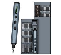Juego de destornilladores eléctricos 68 en 1, 5 configuraciones de torsión, herramienta eléctrica de precisión, puntas de destornillador magnético para gafas de iPhone, reloj y PC 68 in 1