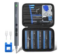 Juego de destornilladores eléctricos de precisión 120 en 1, Mini Kit recargable, brocas inalámbricas para teléfono móvil Xiaomi, portátil y PC Destornillador 120 en 1