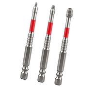 Juego de destornilladores escalonados de varios tamaños, 100 mm | Interfaces escalonadas de broca de conductor, menos brocas separadas para intercambiar, para tareas de trabajo de montaje y