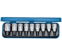 Juego de destornilladores Gedore de 1/2", 9 piezas, hexagonal interior, de 5 a 17 mm, modelo IN 19 PM