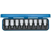 Juego de destornilladores Gedore de 1/2", 9 piezas, para tornillos TORX internos, tamaños T20-60, modelo ITX 19 PM