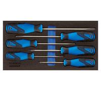 Juego de destornilladores Gedore, presentado en un estuche Check-Tool, modelo 1500 CT1-2150 PH