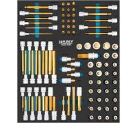 Juego de destornilladores HAZET 163D-3/94, 94 piezas, hexágono interior, TORX, Phillips, XZN y muchos más