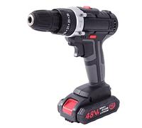 Juego de destornilladores inalámbricos de 21 V, atornillador inalámbrico de 28 Nm con 2 baterías, taladro de martillo 3 en 1 con 1350 rpm, ajuste de par de giro de 25 niveles, portabrocas de 1/2