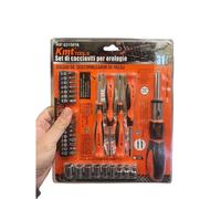 Juego de Destornilladores Kmt Tools, 31 Piezas, con Destornillador Ratchet, para Trabajos de Precisión y General, Certificado ISO 9001