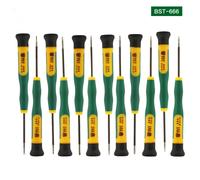 Juego de destornilladores magnéticos de 12 piezas Destornillador Torx Phillips de cabeza plana para gafas/relojes/ordenadores/portátiles/teléfonos