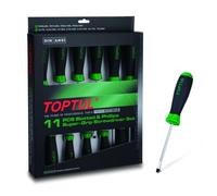 Juego de destornilladores mixtos TOPTUL 11uds. 3.0 3.5 4.0 5.5 6.5
