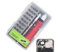 Juego de destornilladores pequeños, kit de herramientas ajustables ergonómicas y portátiles, juego de destornilladores de reloj, para teléfono celular, consola de juegos, relojes, lentes, reparación