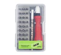 Juego de destornilladores pequeños | Kit de herramientas de mango ergonómico de precisión 32 en 1, juego de destornilladores de PC, para teléfono celular, consola de juegos, relojes, lentes