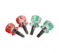 Juego de destornilladores ranurados de precisión para reparación del hogar, pequeñas herramientas manuales para gafas, joyería, bicicleta, mango ergonómico, 4 piezas