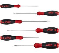 Wiha Juego de destornilladores SoftFinish 302SF ZK6 SO, 6 piezas Ranura/PZ