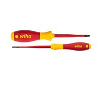 Juego de destornilladores SoftFinish® electric slimFix SB 3201 S2 SATZ Blister 2-tlg; Schlitz/Schlitz/PZ Xeno
