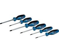 Juego de destornilladores Torx, Bosch Professional, de 6 piezas, con varillas metálicas de alta calidad, mango con revestimiento antideslizante y diseño ergonómico