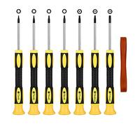 Juego de Destornilladores Torx de 7 piezas T3 T4 T5 T6 T7 T8 T10 Destornilladores magnéticos con herramienta de palanca Compatible con PS5 PS4 PS3 Xbox One Xbox 360 MacBook