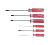 Juego de destornilladores triangulares de 6 piezas, kit de destornilladores pequeños TA1.8-4.2 mm para smartphone, reloj, gafas, joyería, timbre, tornillos de seguridad