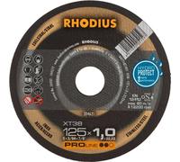 Juego de discos de corte Rhodius 211575, 125 mm, 25 unidades. Acero inoxidable, acero