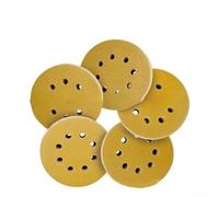 Juego de discos de lijado de 5 pulgadas, 50 unidades, óxido de aluminio surtido para lijadora orbital aleatoria y pulido de carpintería (C)