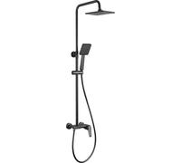 Juego de ducha con ducha de lluvia y grifo
