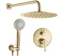Juego De Ducha Oculto Rea Ontario Brush Gold