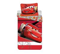 Disney Cars Legend - Funda de edredón reversible 100% algodón y funda de almohada de tamaño grande para niños y fanáticos de los coches