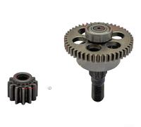 Juego de engranajes para cortacésped 8 10 12 pulgadas, 47 dientes principal con piñón de 12 dientes, conjunto de engranajes de hierro fundido de aluminio, pieza de repuesto duradera para un corte