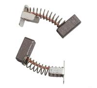 Juego de escobillas de carbón 5,8 x 6,1 x 12,1 mm para Bosch 2609199169 26618-01, pieza de repuesto resistente al desgaste para GDS GDR 18 V Li para atornillador de impacto, taladro, amoladora angular